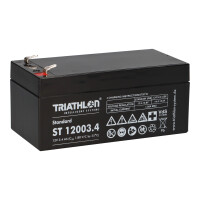 Triathlon Bleiakku AGM 12V 3,4Ah Faston, gallery