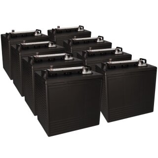 8x Q-Batteries 6DC-210 6V 210Ah Deep Cycle Traktionsbatterie