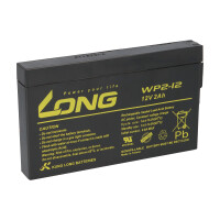 Kung Long WP2-12 12V 2Ah Blei AGM Akku productbox