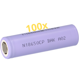 100x TerraE Li-Ion INR18650-35E 3,6V 3350 mAh