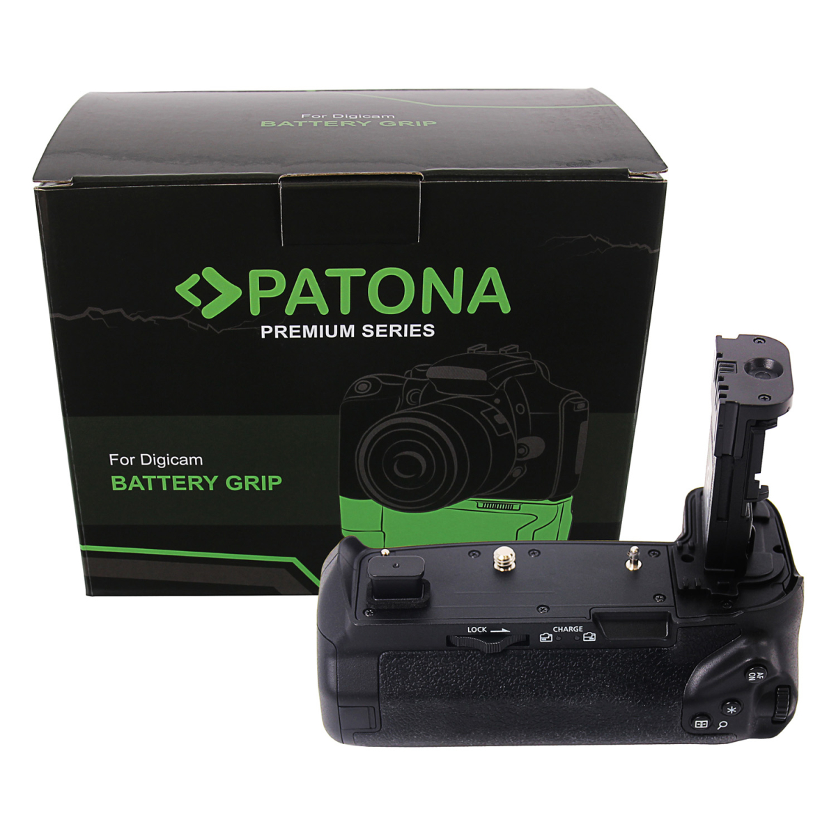Premium Batteriegriff BG-E22 für Canon EOS-R für 2 x LP-E6N Akku inkl. Fernbedienung