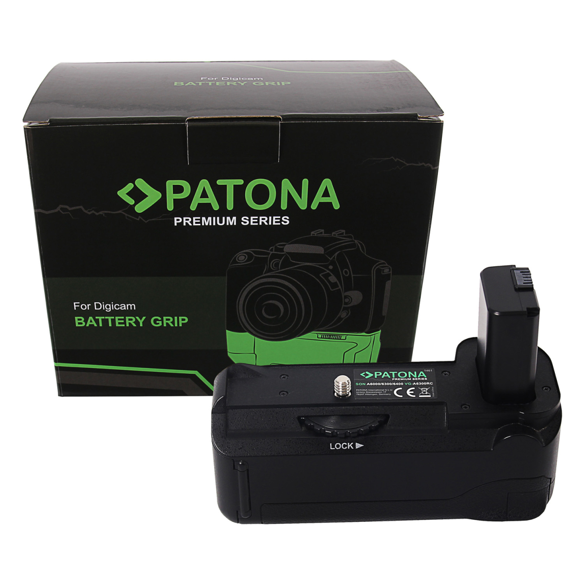Premium Batteriegriff VG-A6300 Sony A6000 A6300 A6400 für NP-FW50 Akku inkl. Fernbedienung