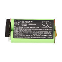 Rasierer-Akku 3,6V 2Ah passend für Moser ChromStyle 187