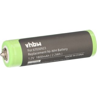 Akku für Braun 67030923 NI-MH, 1.2V, 1800mAh