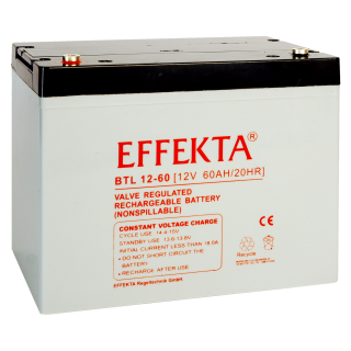 EFFEKTA BTL 12-80 AGM Batterie / Bleiakku 12V 80Ah