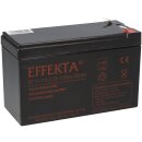 Effekta BT 12-7 VdS Blei-Vlies Akku AGM VRLA 12V 7Ah