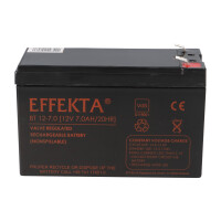 Effekta BT 12-7 VdS Blei-Vlies Akku AGM  gallery