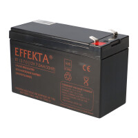 Effekta BT 12-7 AGM Bleiakku 12V 7Ah VdS – wartungsfre