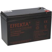 Effekta BT 12-7 AGM Bleiakku 12V 7Ah VdS – wartungsfre