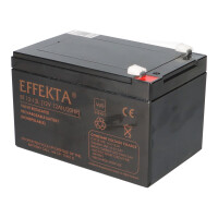 Effekta BT 12-12L AGM Bleiakku 12V 12Ah VdS – wartungs