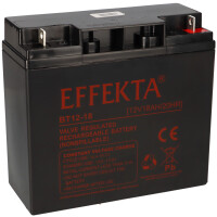 Effekta BT 12-18 Blei-Vlies Akku AGM VRL gallery