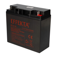 Effekta BT 12-18 AGM Bleiakku 12V 18Ah – wartungsfreie