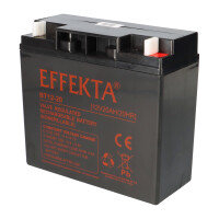 Effekta BT 12-20 AGM Bleiakku 12V 20Ah – wartungsfreie