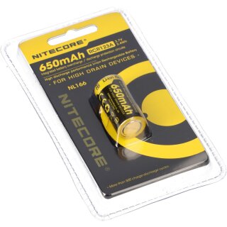 Nitecore Li-Ion Akku Typ 16340 NL166