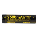 Nitecore Li-Ion Akku 3,7V Typ 18650 NL1826R 2600 mAh