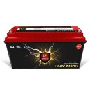 Perfektium LiFePO4 Batterie 12.8V 200Ah mit BMS Heizfolie & Bluetooth