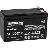 Triathlon Bleiakku 12V 7,2Ah VDS 6,3mm F productbox