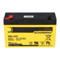 SUN Battery SB6-12V0 AGM Akku 6V gallery 43_2nd