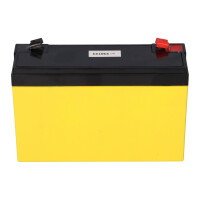 SUN Battery SB6-12V0 AGM Akku 6V 12Ah T1 / Faston 4,8 mm 4