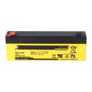 SUN Battery SB12-2.3V0 AGM Akku 12V 2,3Ah Blei-Akku mit VDS