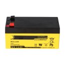 SUN Battery SB12-3.4V0 AGM Akku 12V 3,4Ah Blei-Akku mit VDS