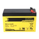 SUN Battery SB12-7.2LV0 AGM Akku 12V 7,2Ah Blei-Akku mit VDS