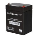 Multipower Blei-Akku 12V 2,9Ah MP2,9-12R Faston 4,8
