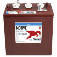 Trojan T-105 6V 225Ah Deep Cycle Traktionsbatterie EAPT 1