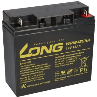 Kung Long VdS WP18-12SHR 12V 18Ah AGM Blei Accu wartungsfrei