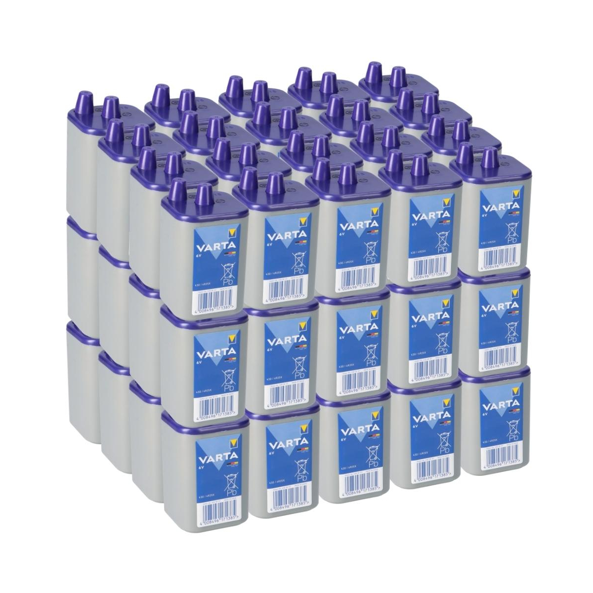 60x Varta 430 4R25 Longlife 6V 7500mAh