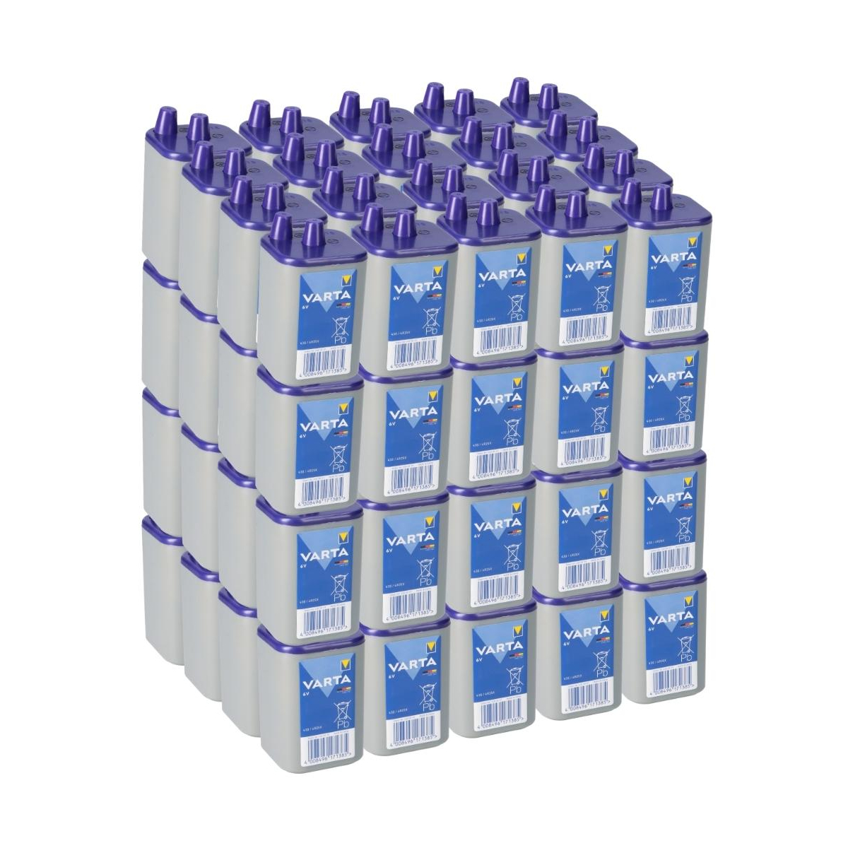 80x Varta 430 4R25 Longlife 6V 7500mAh