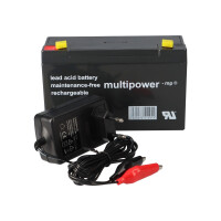 Multipower MP12-6 Akku-Ladegerät-Set 6V 12Ah – pa