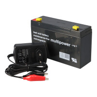Multipower MP12-6 Akku-Ladegerät-Set 6V 12Ah – pa
