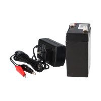 Q-Batteries 6LS-4.5 Akku-Ladegerät-Set 6V 4,5Ah –
