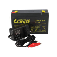 Kung Long WP12-6S Akku-Ladegerät-Set 6V 12Ah – pa