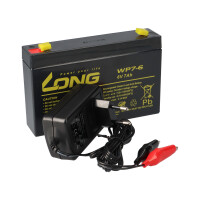 Kung Long WP7-6 Akku-Ladegerät-Set 6V 7Ah – passe