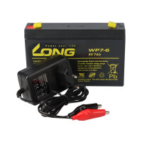 Kung Long WP7-6 Akku-Ladegerät-Set 6V 7Ah – passe