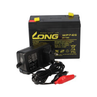 Kung Long WP7-6S Akku-Ladegerät-Set 6V 7Ah – pass