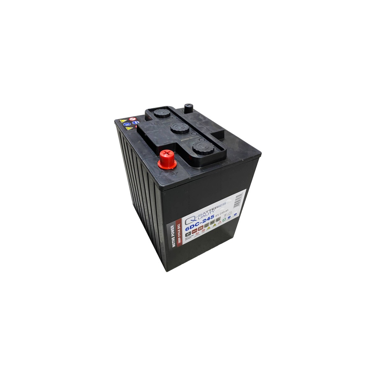 Q-Batteries 6DC-245 6V 245Ah Deep Cycle Traktionsbatterie