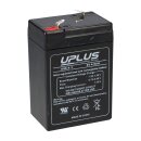 2x Uplus Akku 6V 4.5Ah Batterie Blei US6-4,5 wartungsfrei