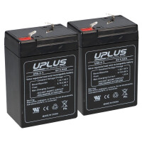 2x Uplus Akku 6V 4.5Ah Batterie Blei US6 gallery