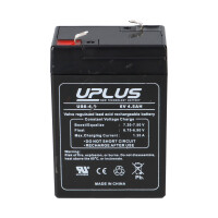 4x Uplus US6-4.5 AGM Akku 6V 4,5Ah – passend für 