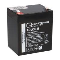 Q-Batteries 12LCP-5 12V - 5Ah AGM Bleiak productbox
