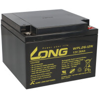 Kung Long WPL26-12N Pb Blei Akku 26Ah 12 productbox