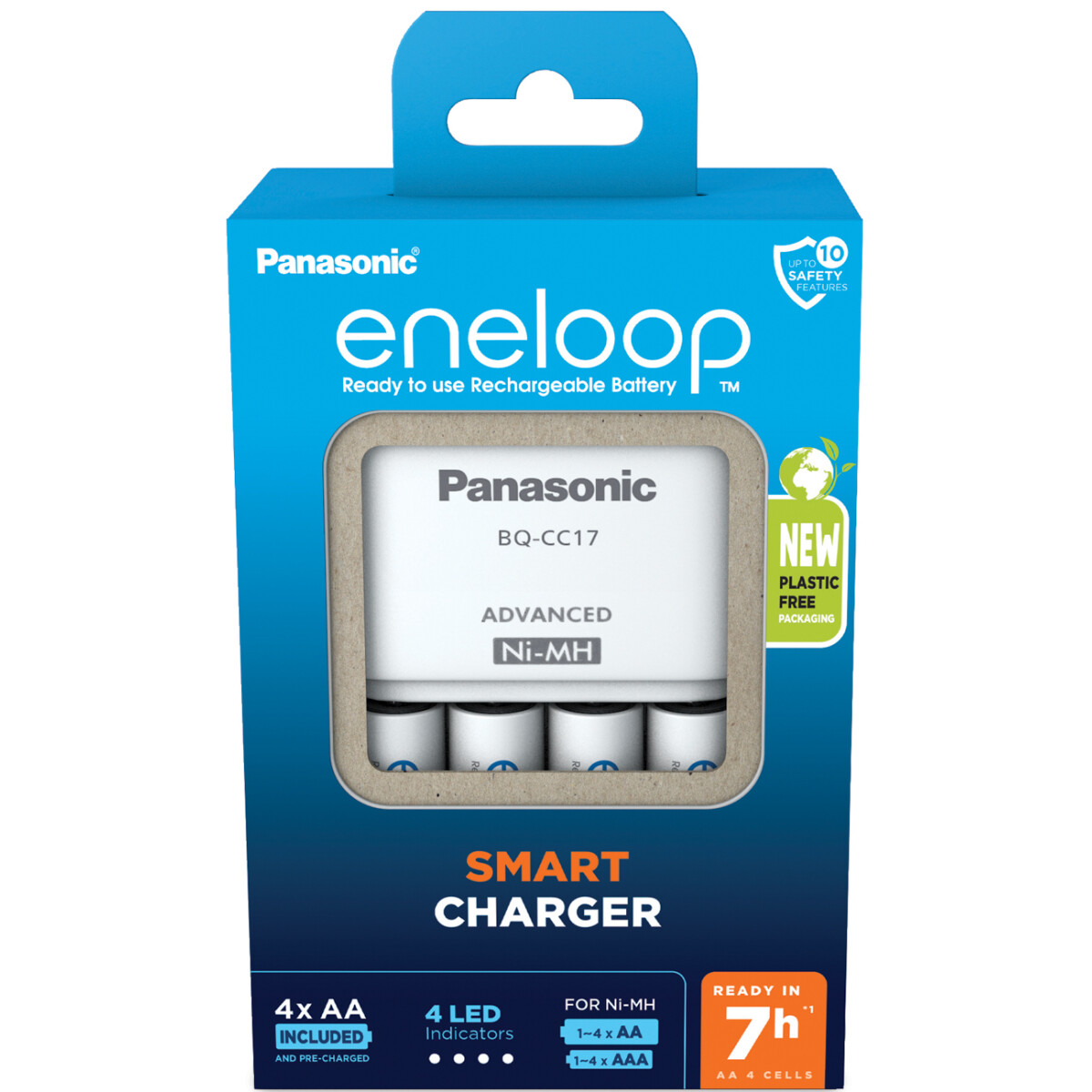 eneloop BQ-CC17 Advanced Charger inkl. 4x AA Akkus