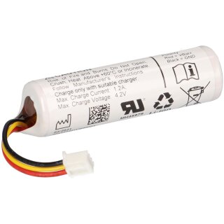 Lithium-Ionen Akkupack 3,6V 3,35Ah 12Wh 1S1P mit Kabel und Stecker