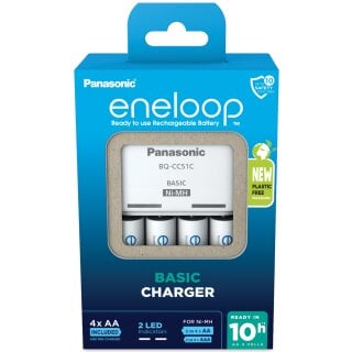 eneloop BQ-CC51 Basic Charger inkl. 4x AA Akkus