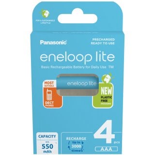 eneloop lite Micro Akku BK-4LCCE/4BE Ni-MH 1,2V / 550mAh