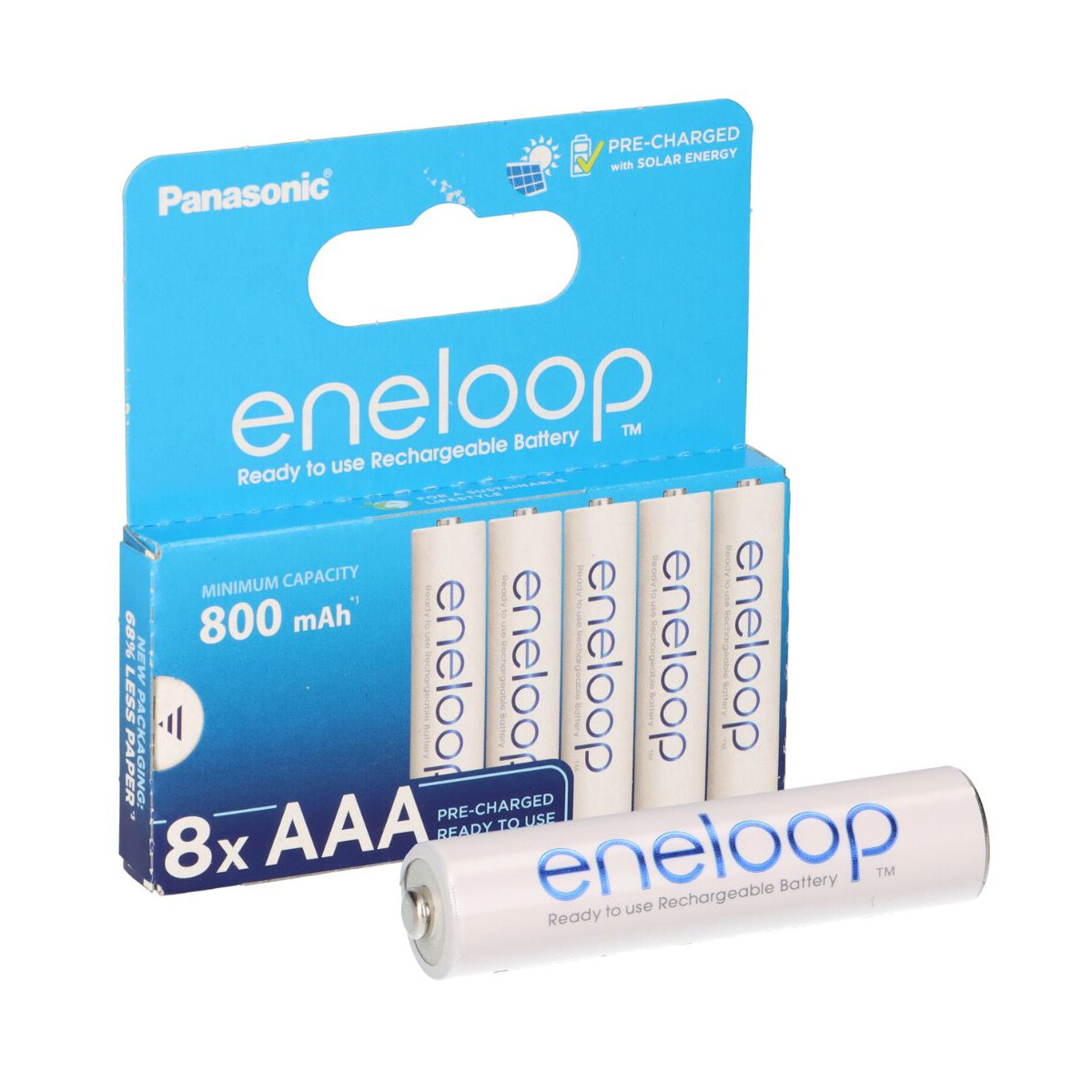 eneloop AAA Micro Akku BK-4MCDE/8BE Ni-MH 1,2V / 800mAh