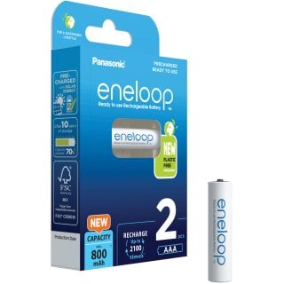 eneloop Micro Akku BK-4MCDE/2BE Ni-MH 1,2V / 800mAh